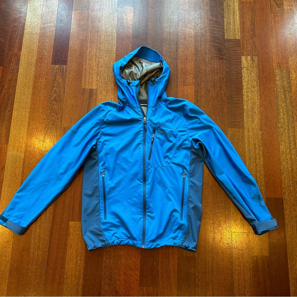 Marmot Men’s Gore Windstopper Lightweight Softshell Blue Two-toned, size M